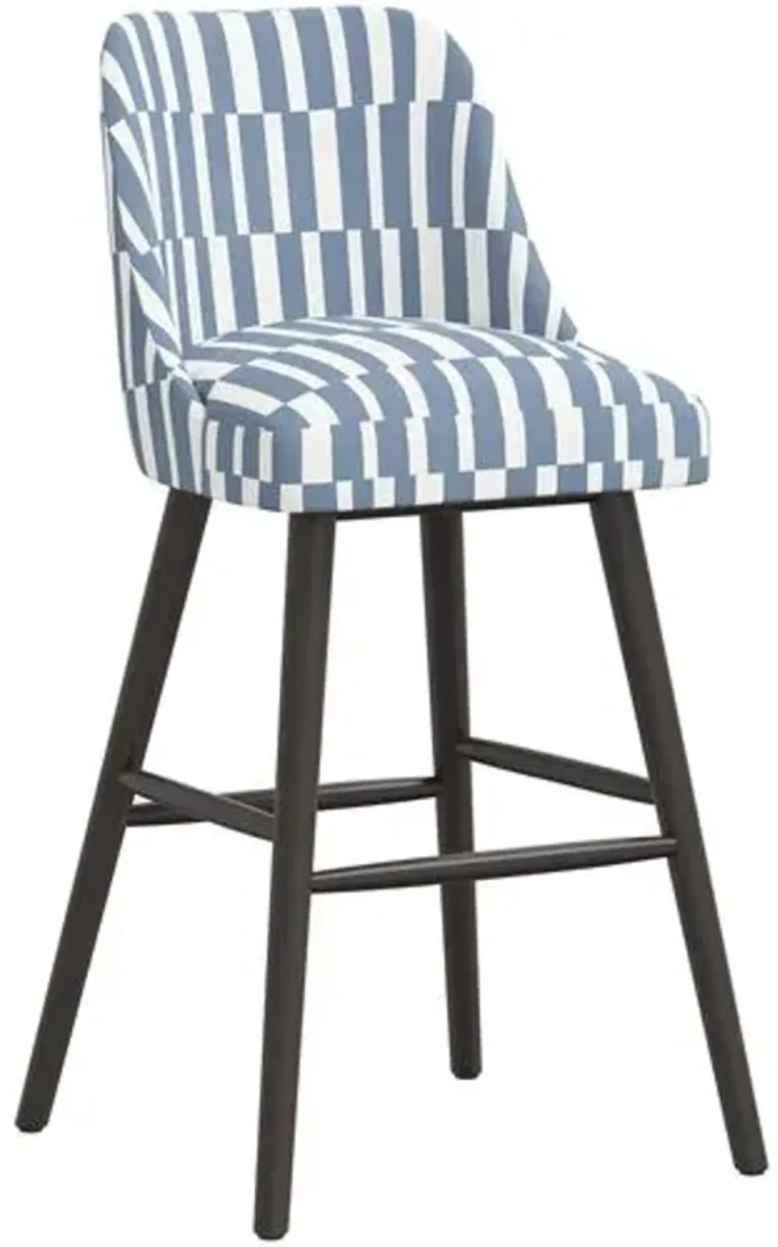 Barron Barstool - Jump Stripe - Blue