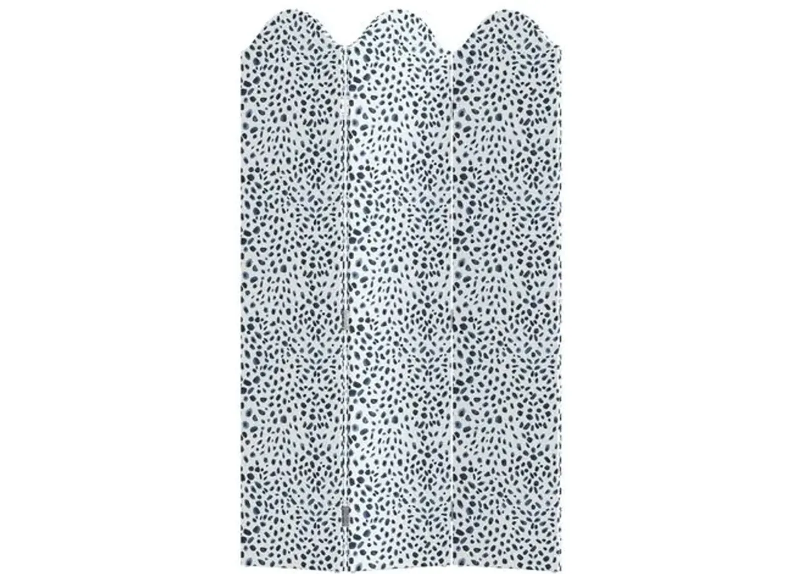 Charlotte Room Screen - Cheetah Navy - Blue