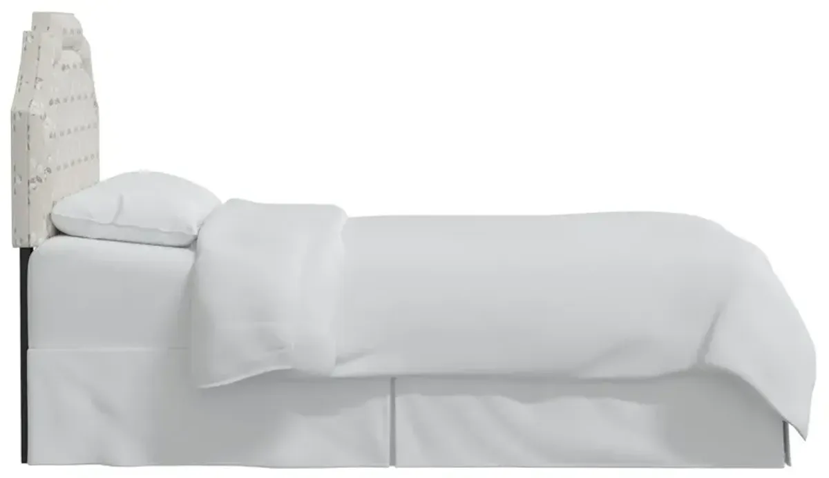 Lola Headboard, Block Vase Floral