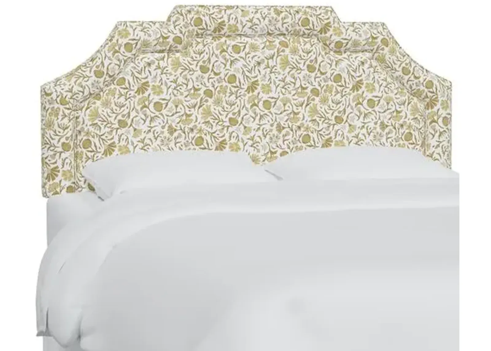 Lola Headboard - Vine Botanical - Yellow