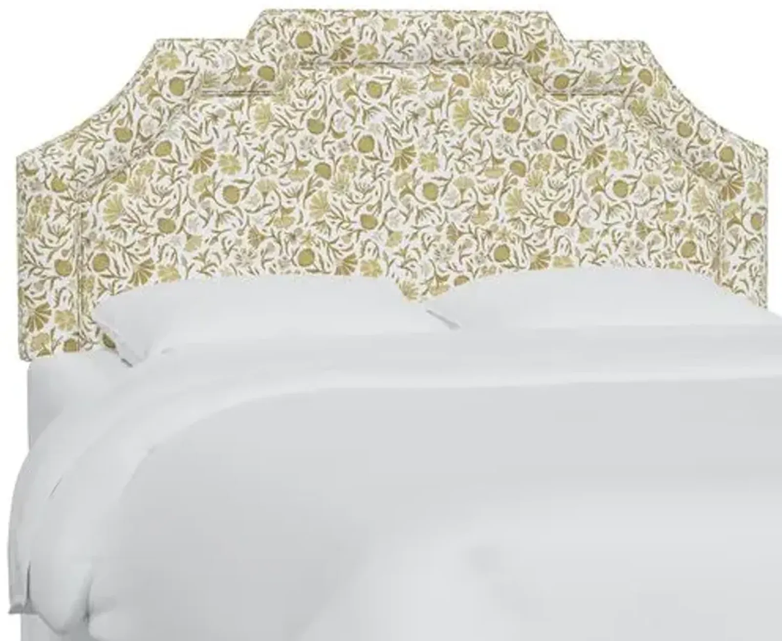 Lola Headboard - Vine Botanical - Yellow