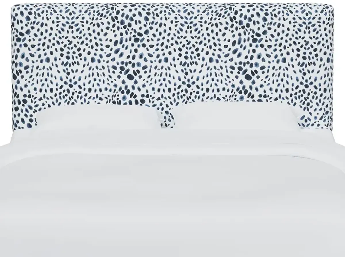 Novak Headboard, Cheetah Navy