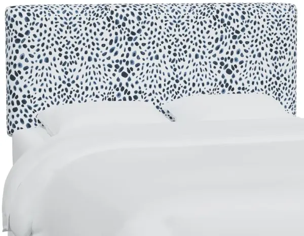 Novak Headboard, Cheetah Navy