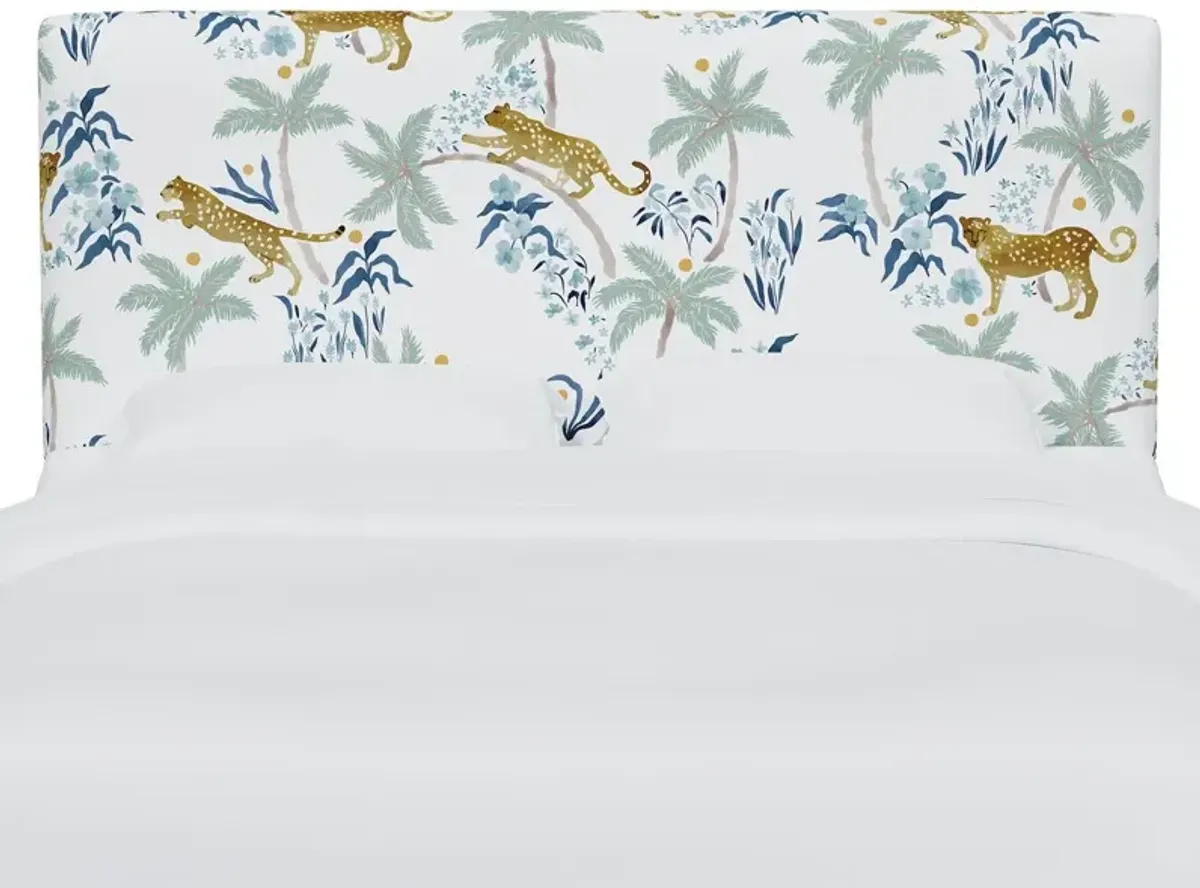 Novak Headboard, Palm Leopard