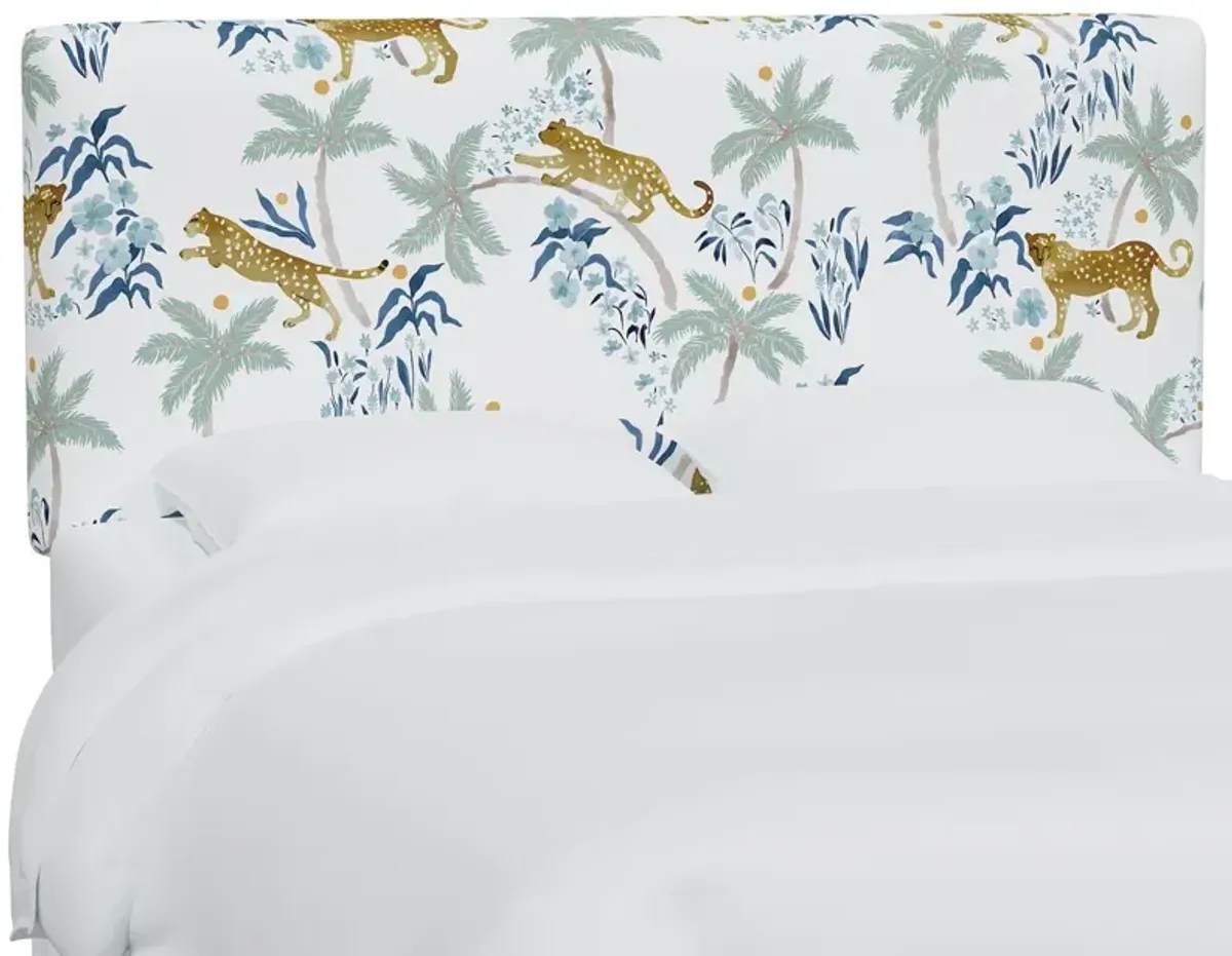 Novak Headboard, Palm Leopard