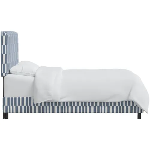 Novak Bed - Jump Stripe - Blue