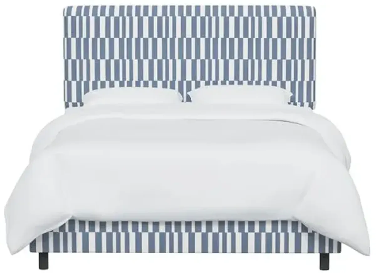 Novak Bed - Jump Stripe - Blue