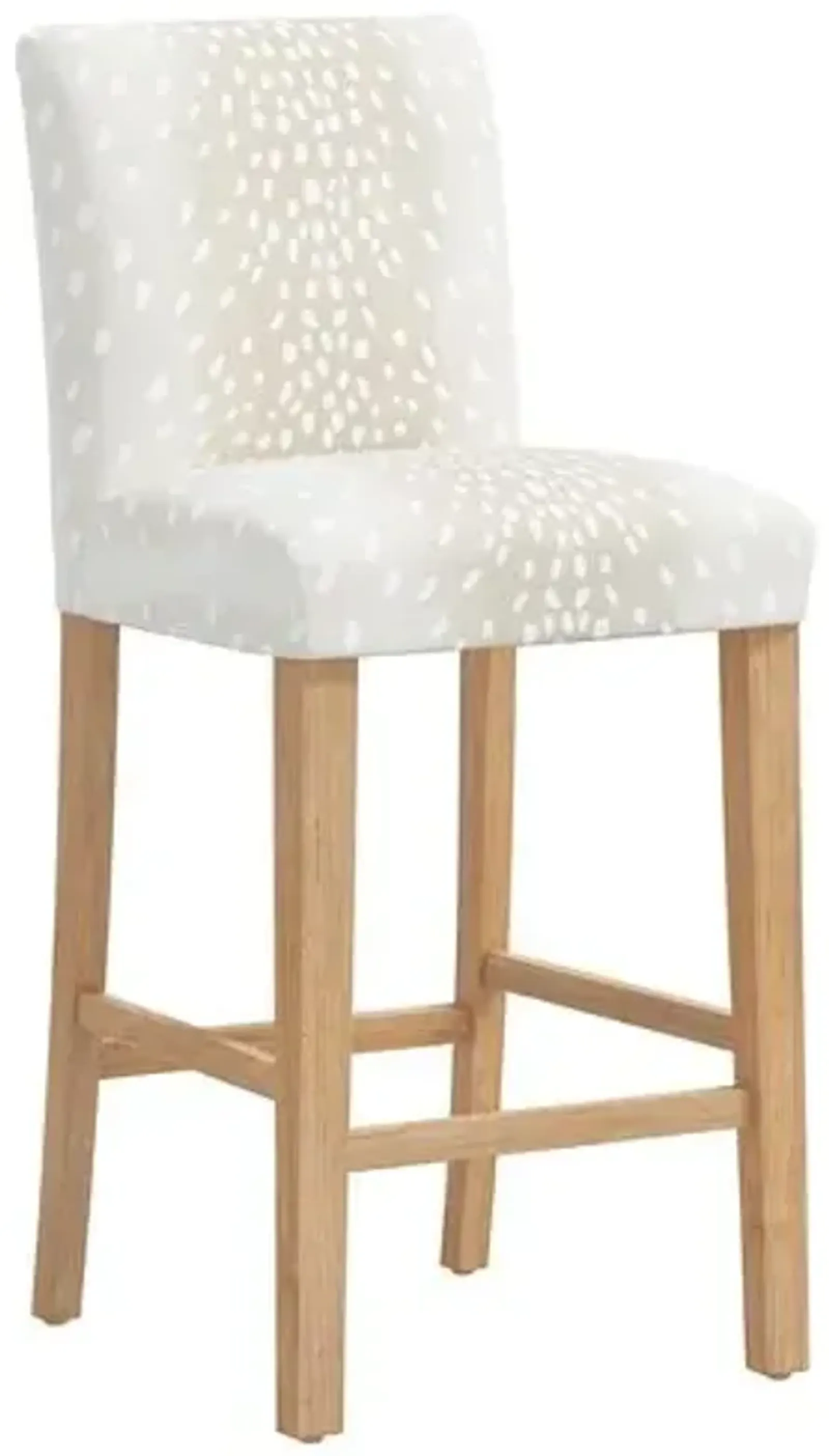 Shannon Barstool - Fawn Stripe - Beige