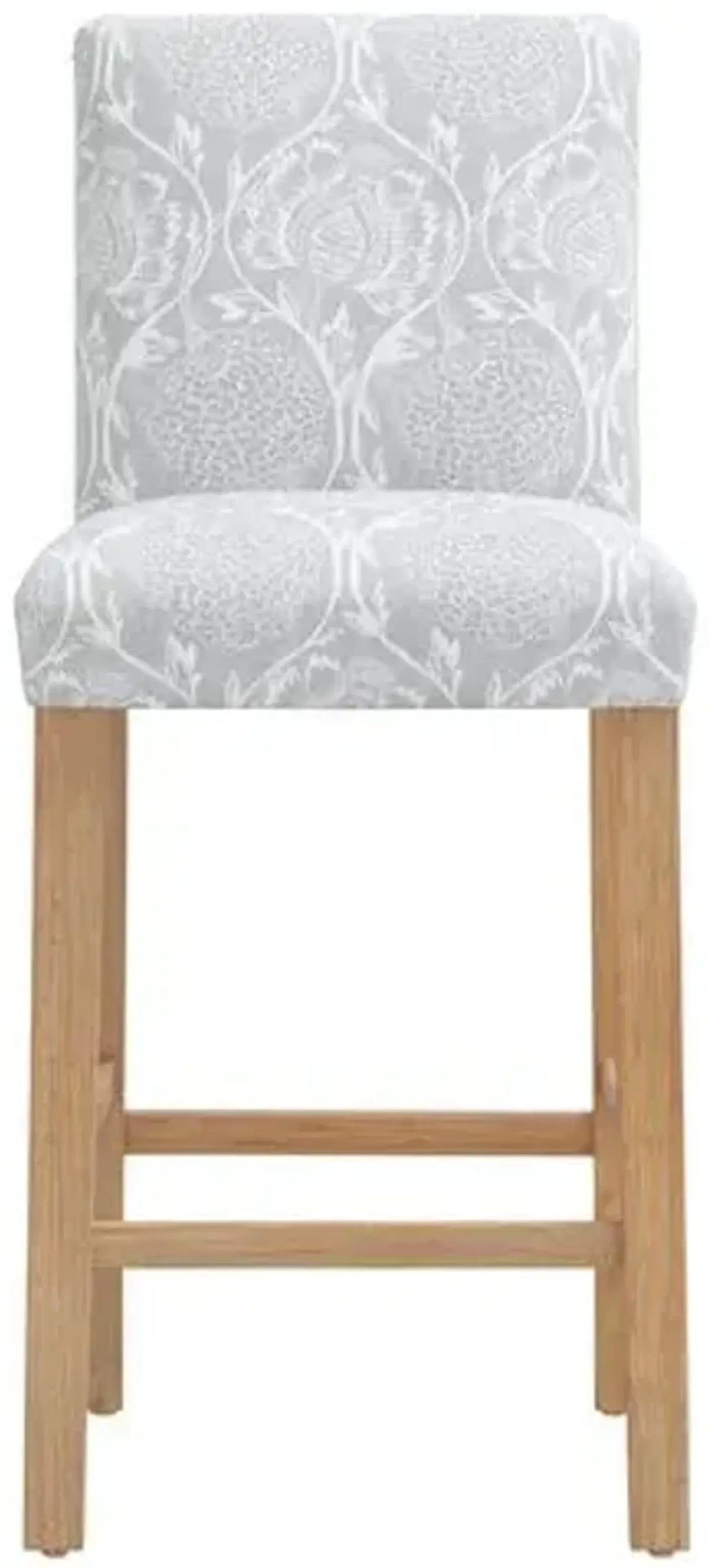 Shannon Barstool - Ranjit Floral - Gray