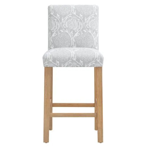 Shannon Barstool - Ranjit Floral - Gray