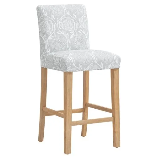 Shannon Barstool - Ranjit Floral - Gray