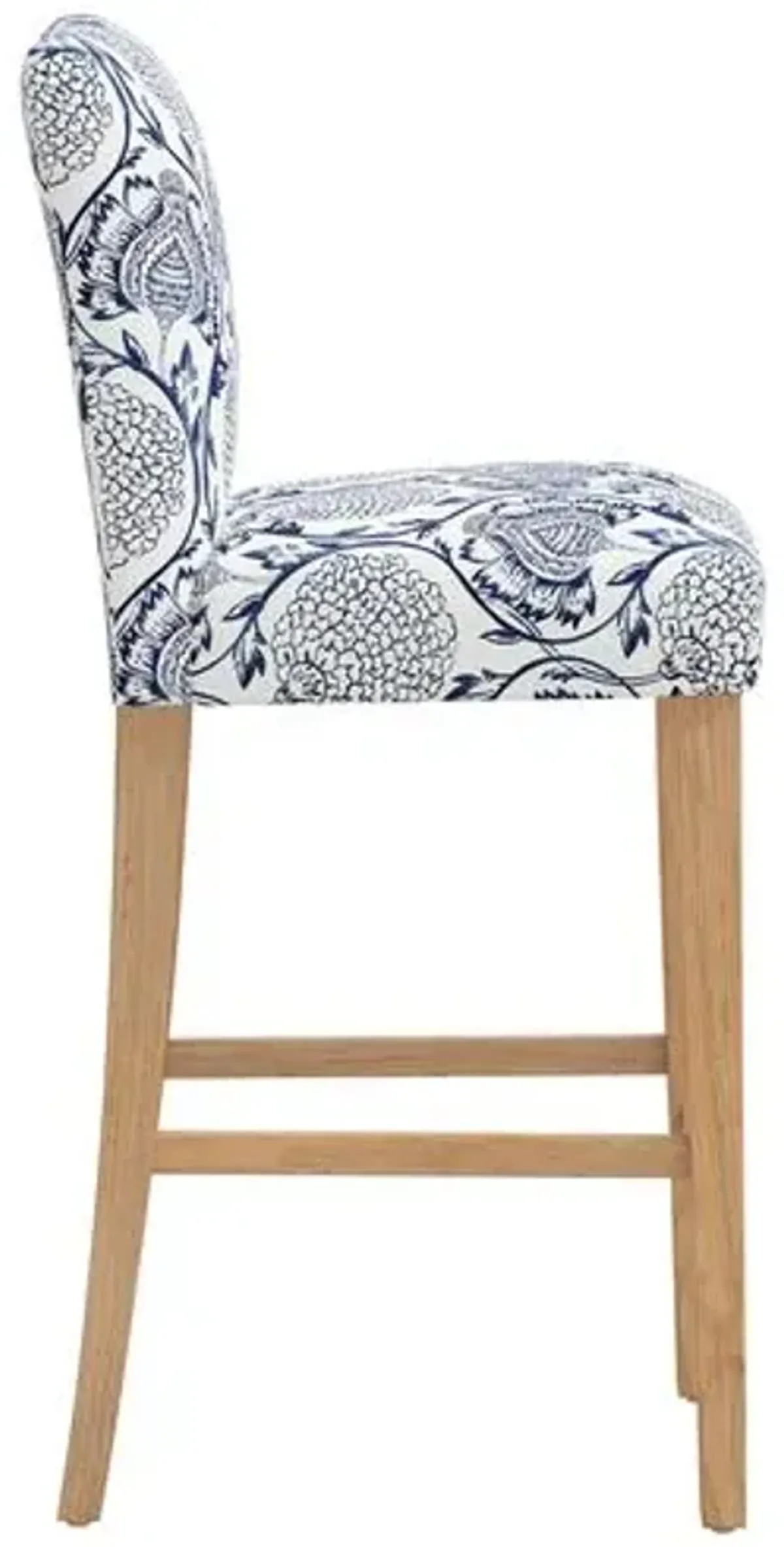 Shannon Barstool - Ranjit Floral - Blue