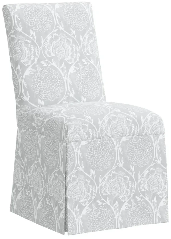 Owen Skirted Slipcover Side Chair, Ranjit Floral