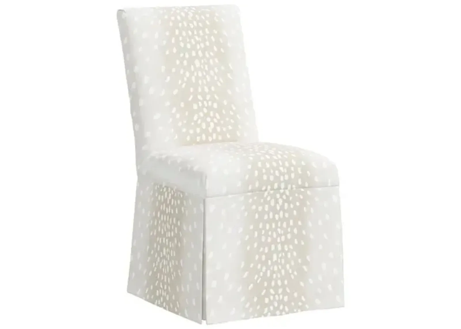 Owen Slipcover Side Chair - Fawn Stripe - Beige