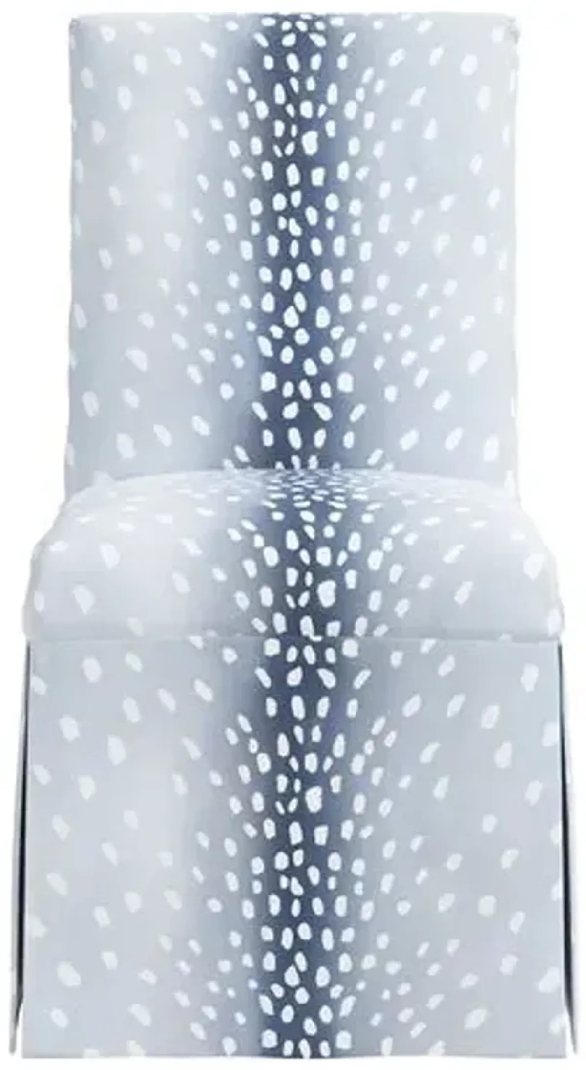 Owen Slipcover Side Chair - Fawn Stripe - Blue