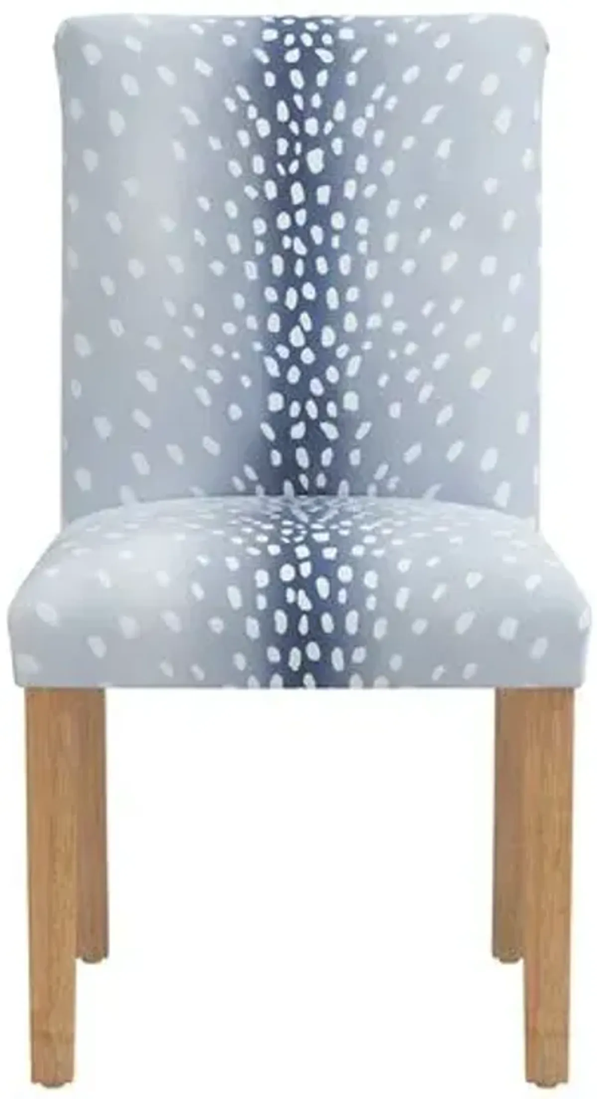 Shannon Side Chair - Fawn Stripe - Blue