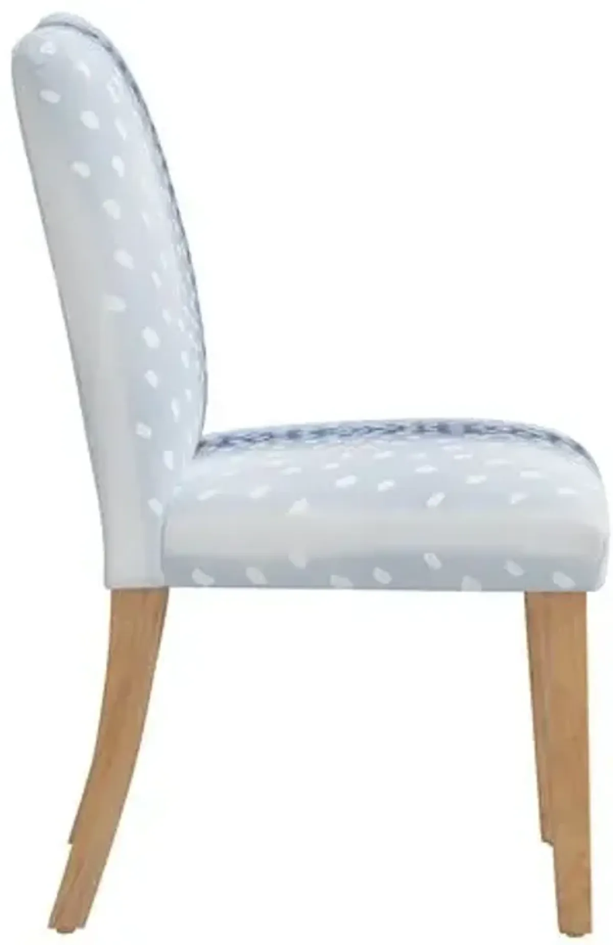 Shannon Side Chair - Fawn Stripe - Blue