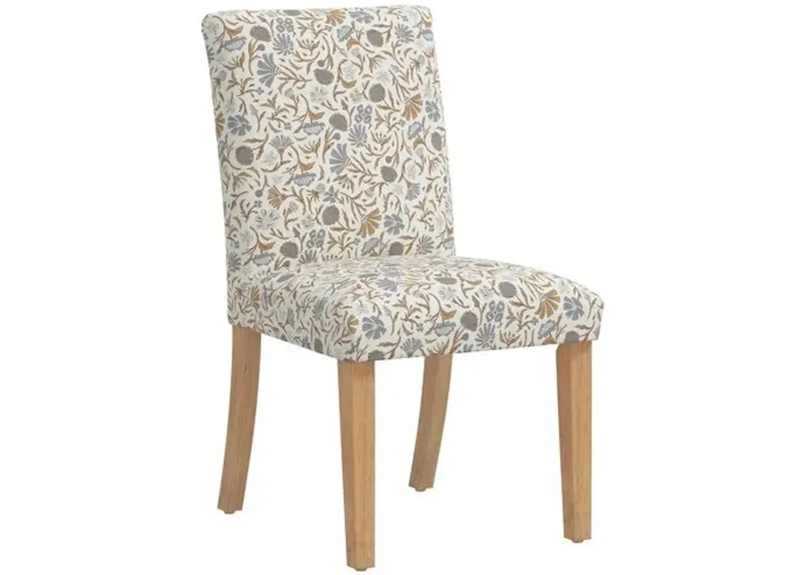 Shannon Side Chair - Vine Botanical - Blue