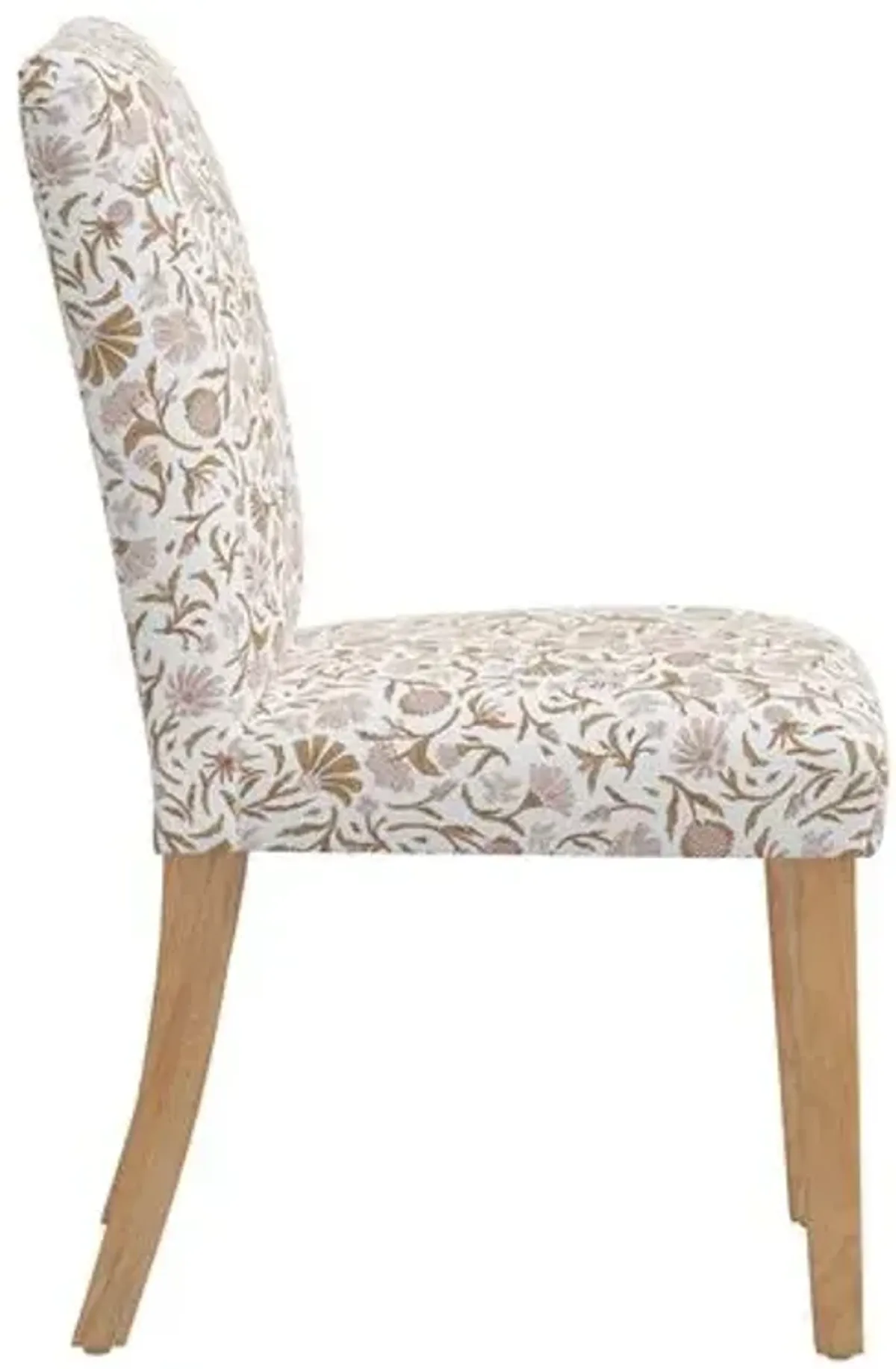 Shannon Side Chair - Vine Botanical - Pink