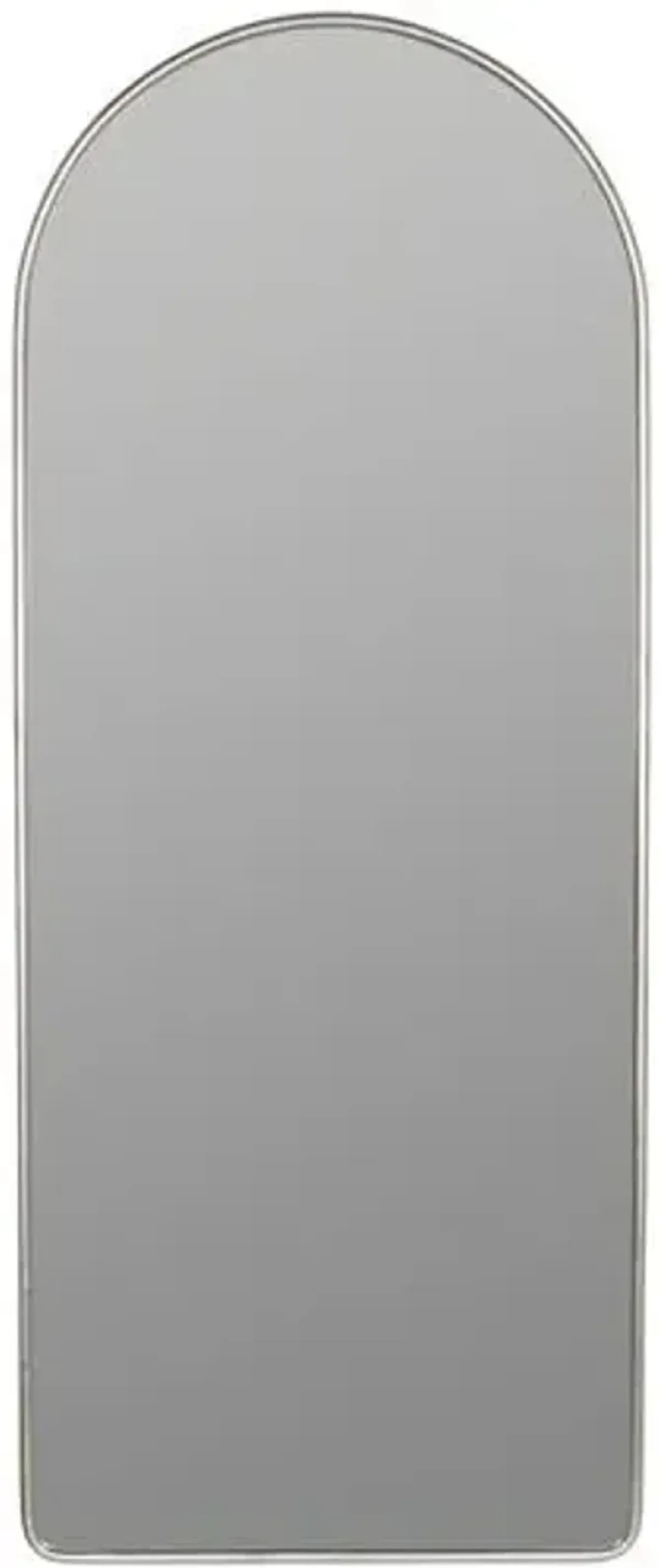 Nora Floor Mirror - Silver