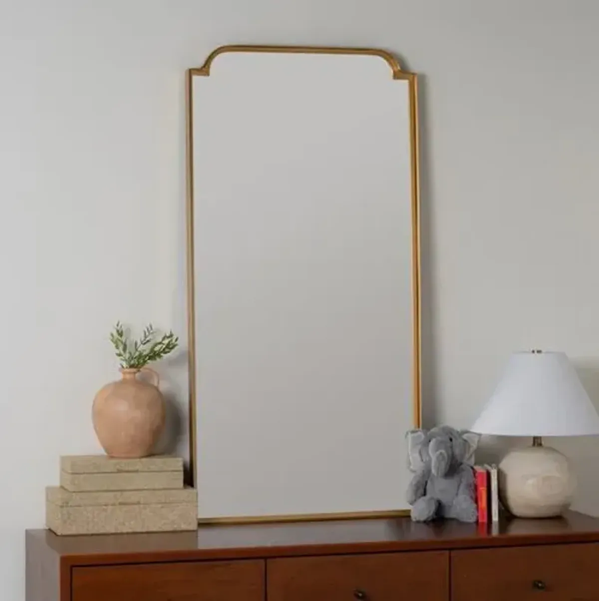 Penelope Floor Mirror - Gold