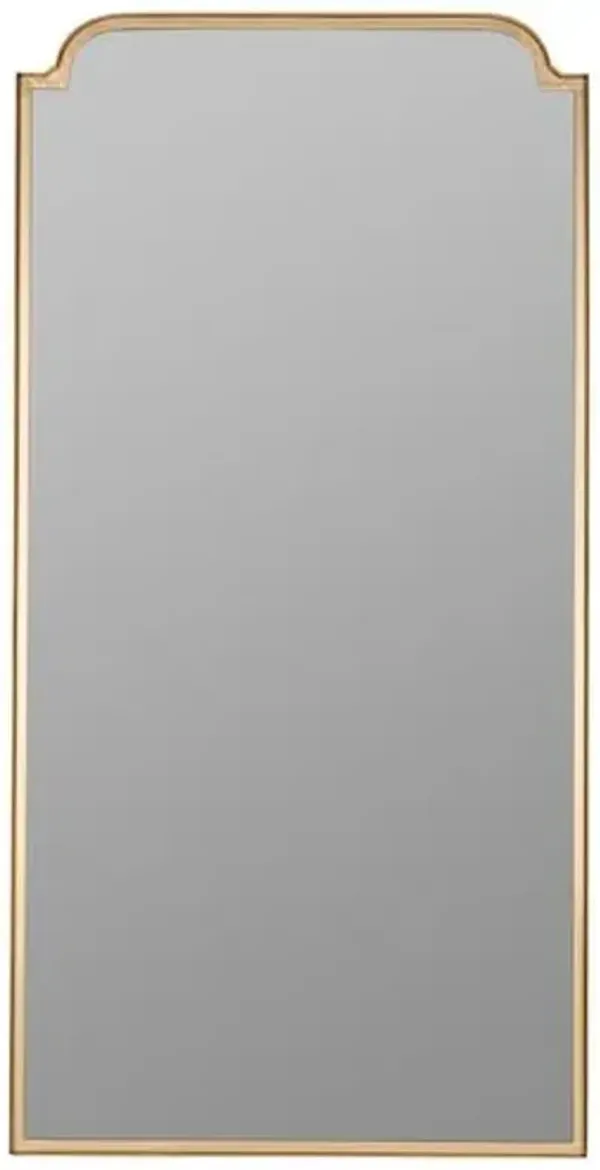 Penelope Floor Mirror - Gold
