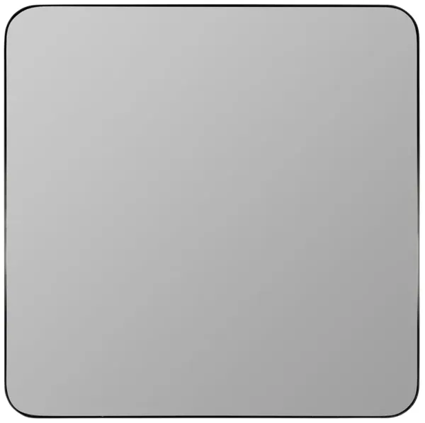 Dani Square Wall Mirror, Black