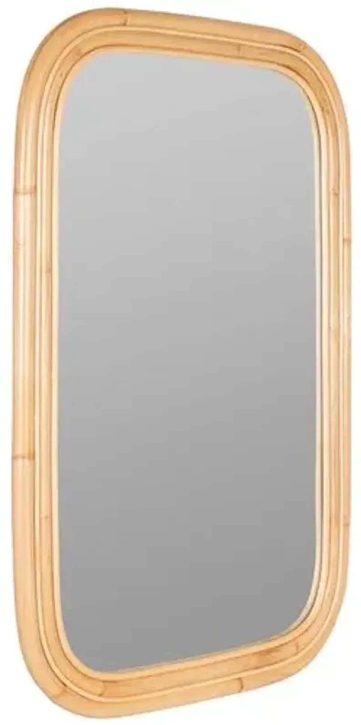 Brynn Wall Mirror - Natural Bamboo