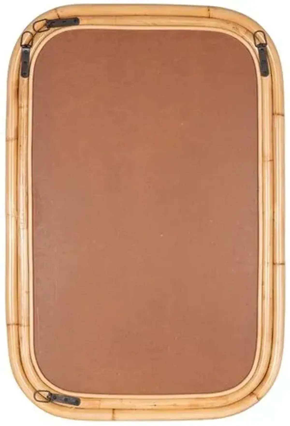 Brynn Wall Mirror - Natural Bamboo