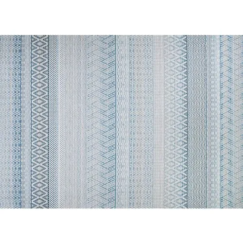 Palm Beach Outdoor Rug - Surf/Ivory - Blue - Blue