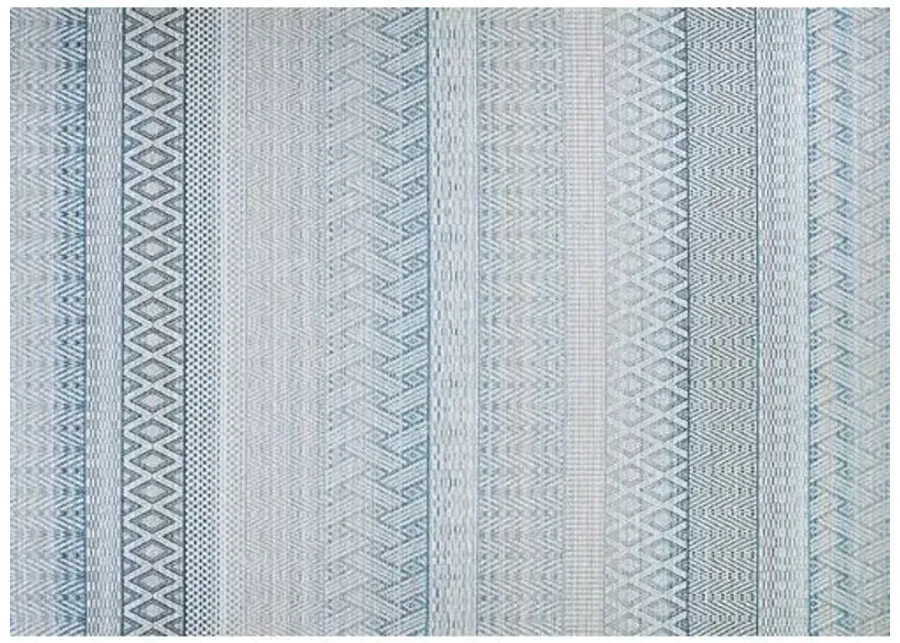 Palm Beach Outdoor Rug - Surf/Ivory - Blue - Blue