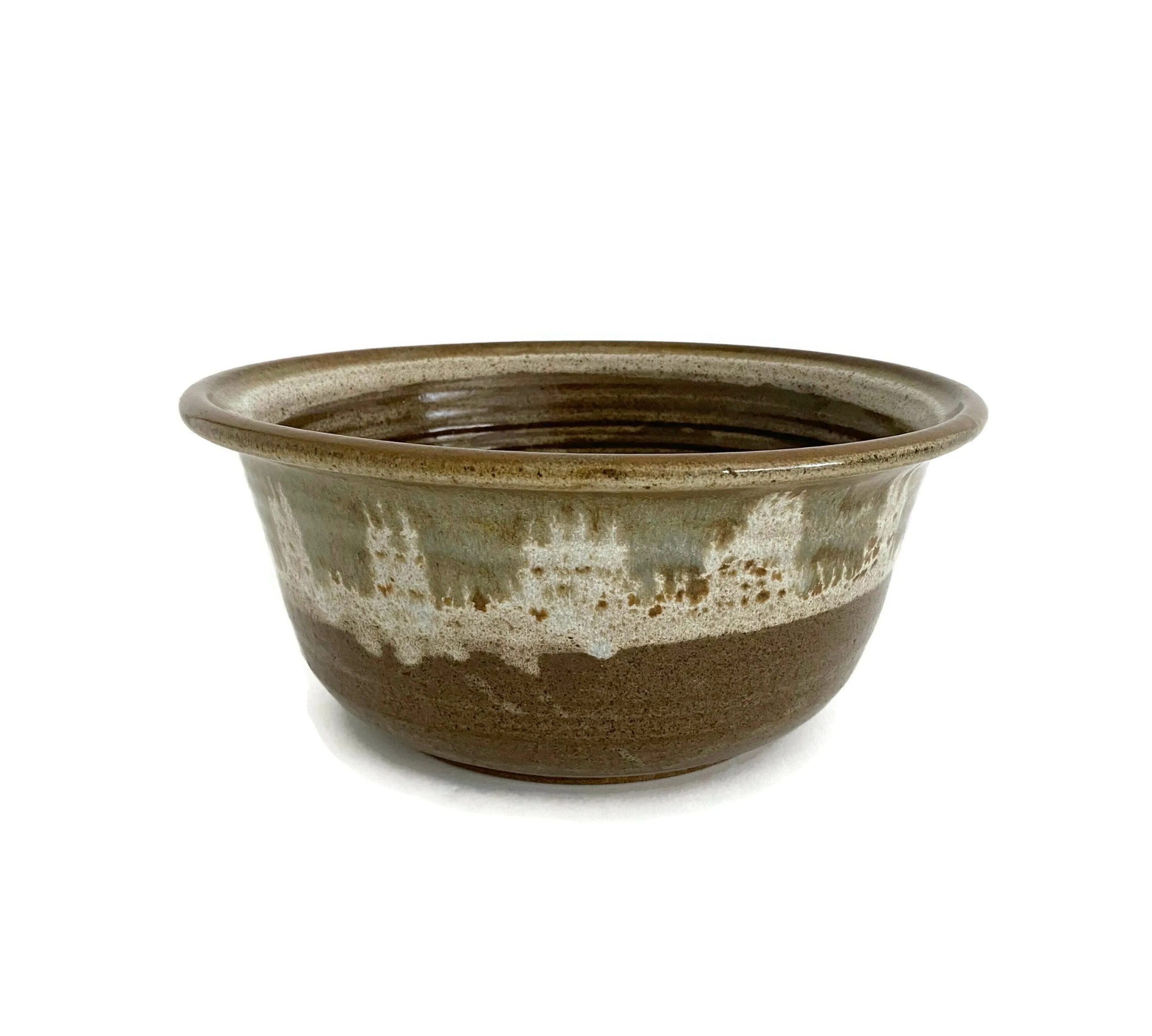 Mid-Century Art Pottery Bowl - Ballyhoo - Brown