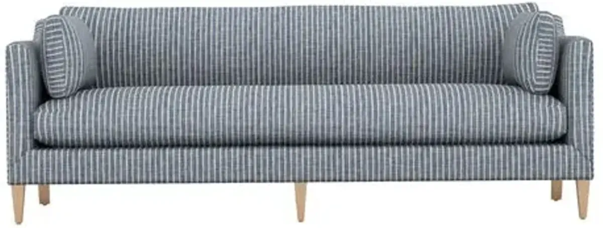 Camila Ticking Stripe Sofa - Handcrafted