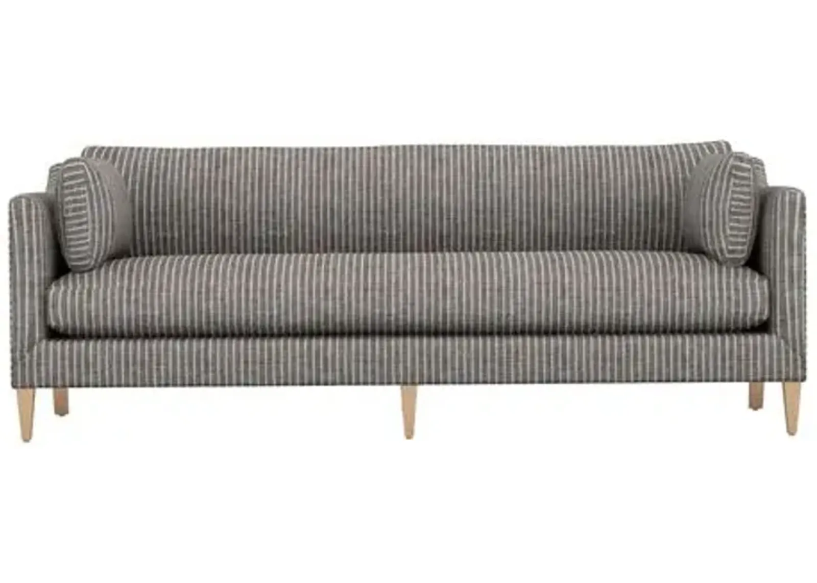 Camila Ticking Stripe Sofa - Handcrafted