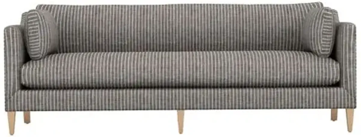 Camila Ticking Stripe Sofa - Handcrafted