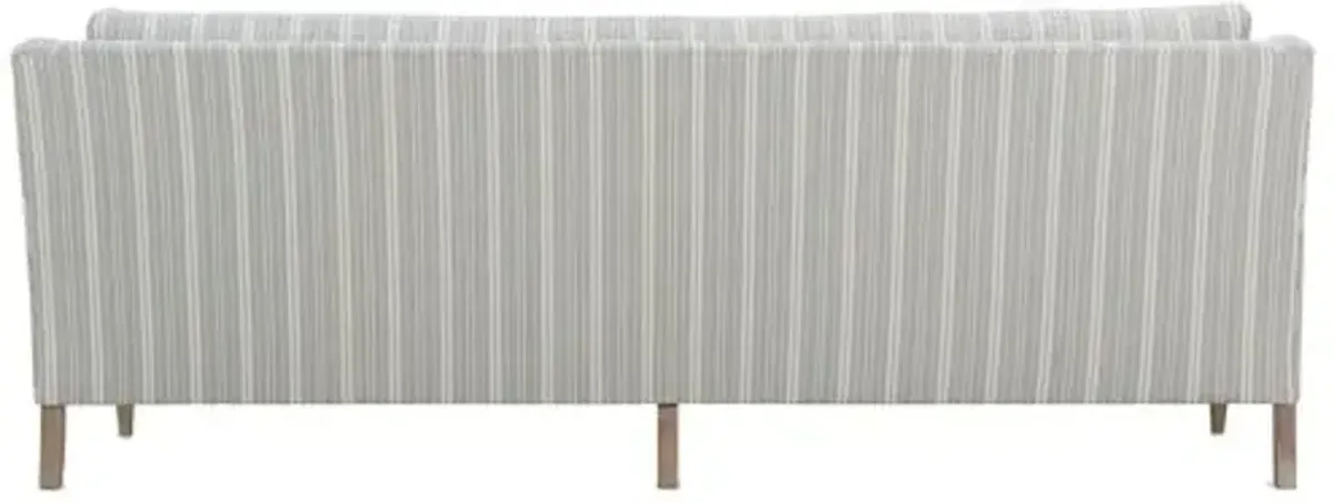 Camila Wide Stripe Sofa - Handcrafted