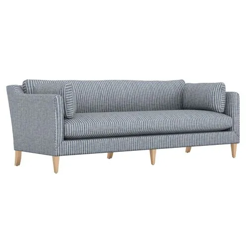 Camila Ticking Stripe Sofa - Handcrafted