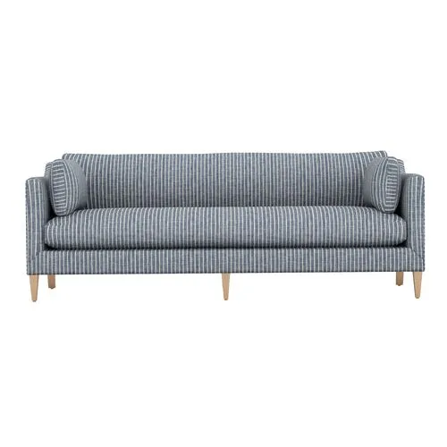 Camila Ticking Stripe Sofa - Handcrafted