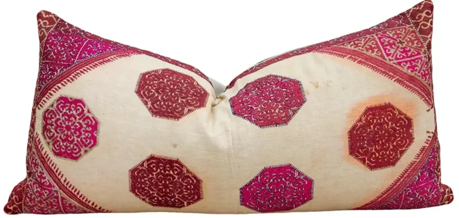 Antique Ramani Sindh Silk Pillow - de-cor