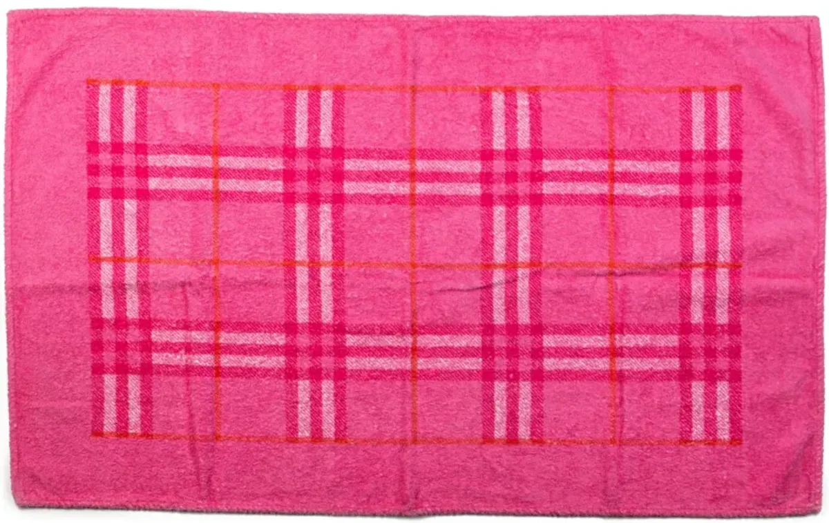 Burberry Cotton Beach Towel Fuchsia