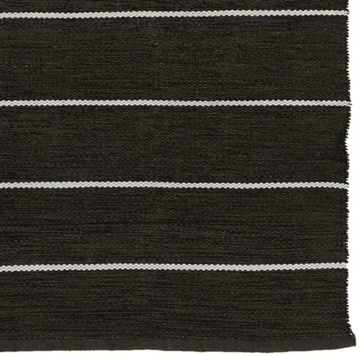 River Fine Outdoor Rug - Black - Erin Gates - Black