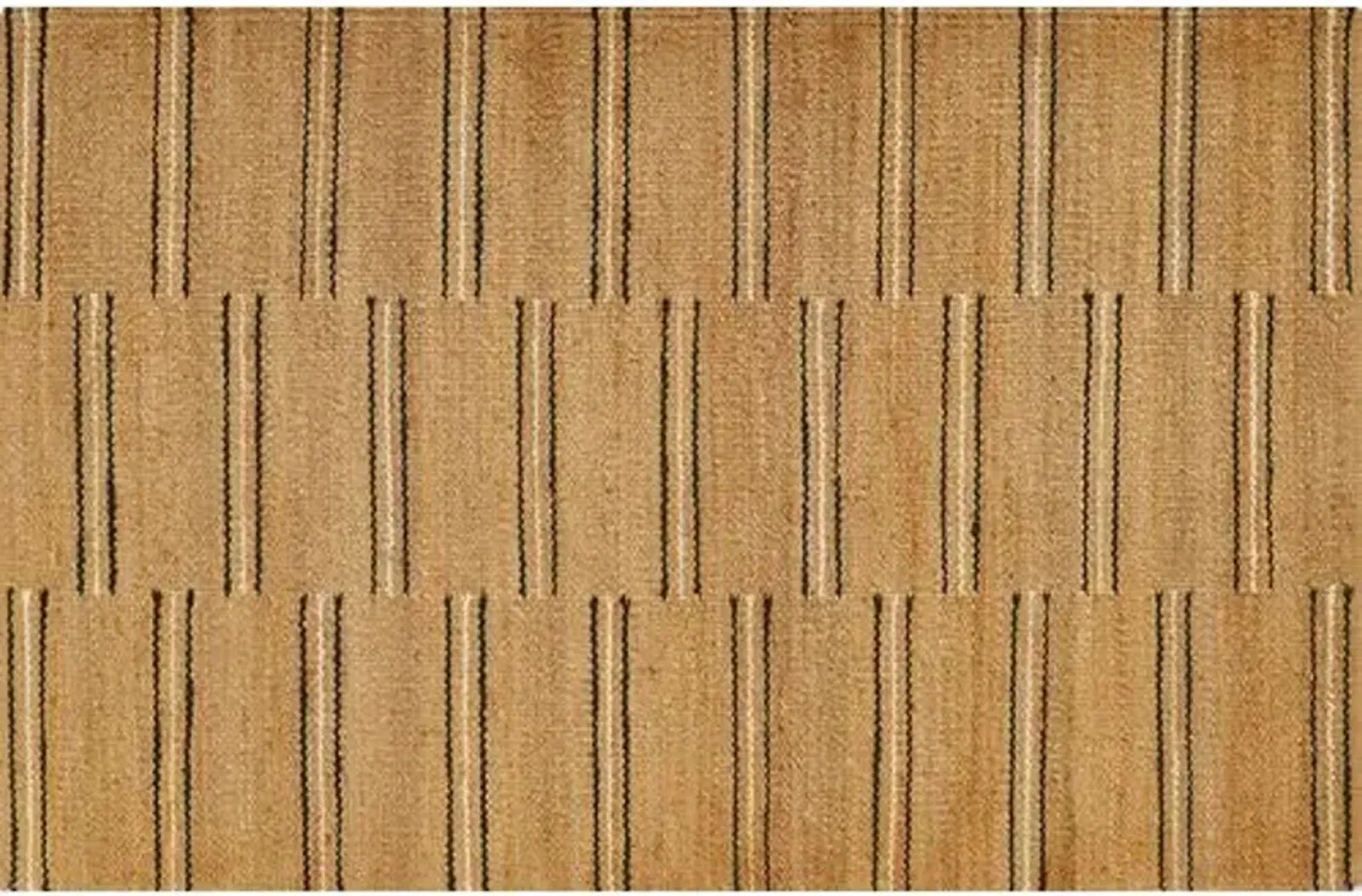 Crescent Broken Stripe Rug - Black - Erin Gates - Beige - Beige