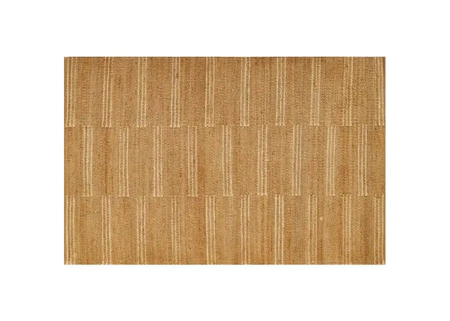 Crescent Broken Stripe Rug - Beige - Erin Gates - Beige