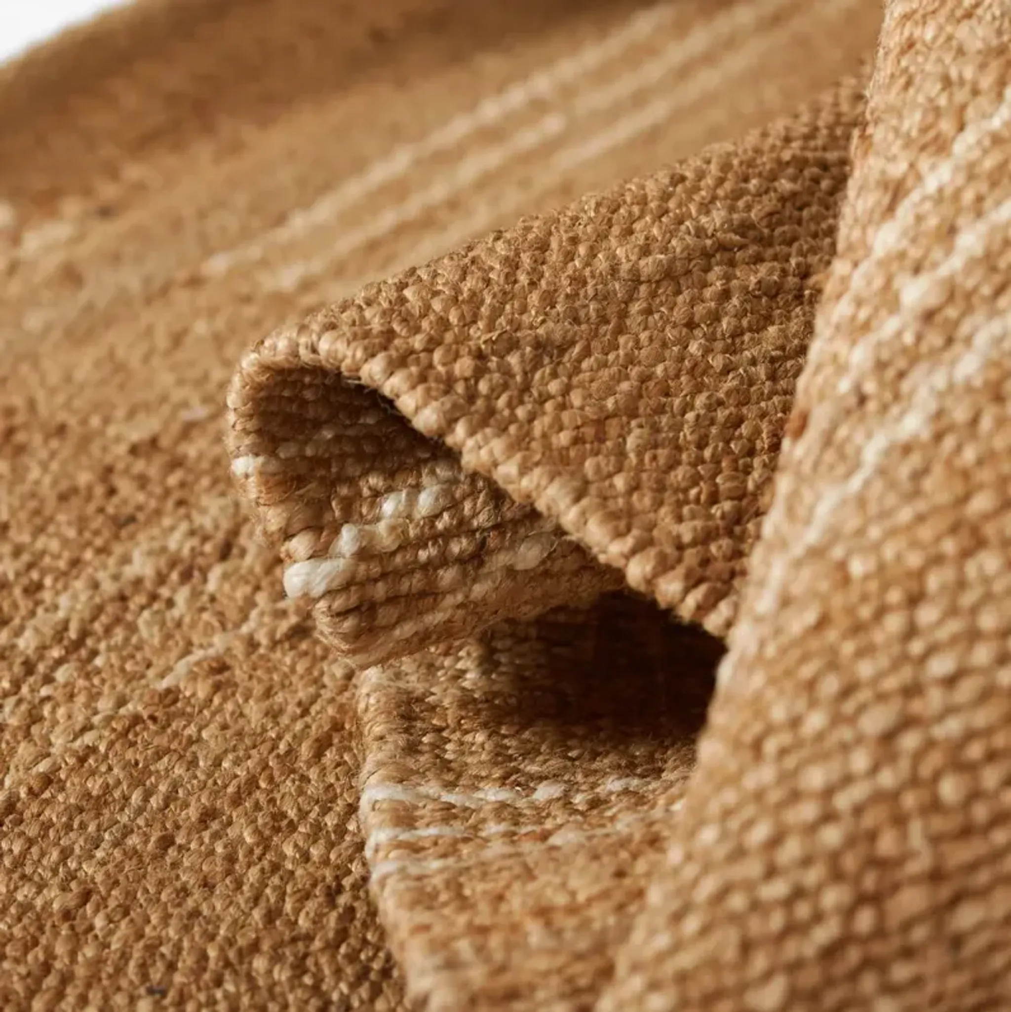 Crescent Broken Stripe Rug, Beige | Furniture.com