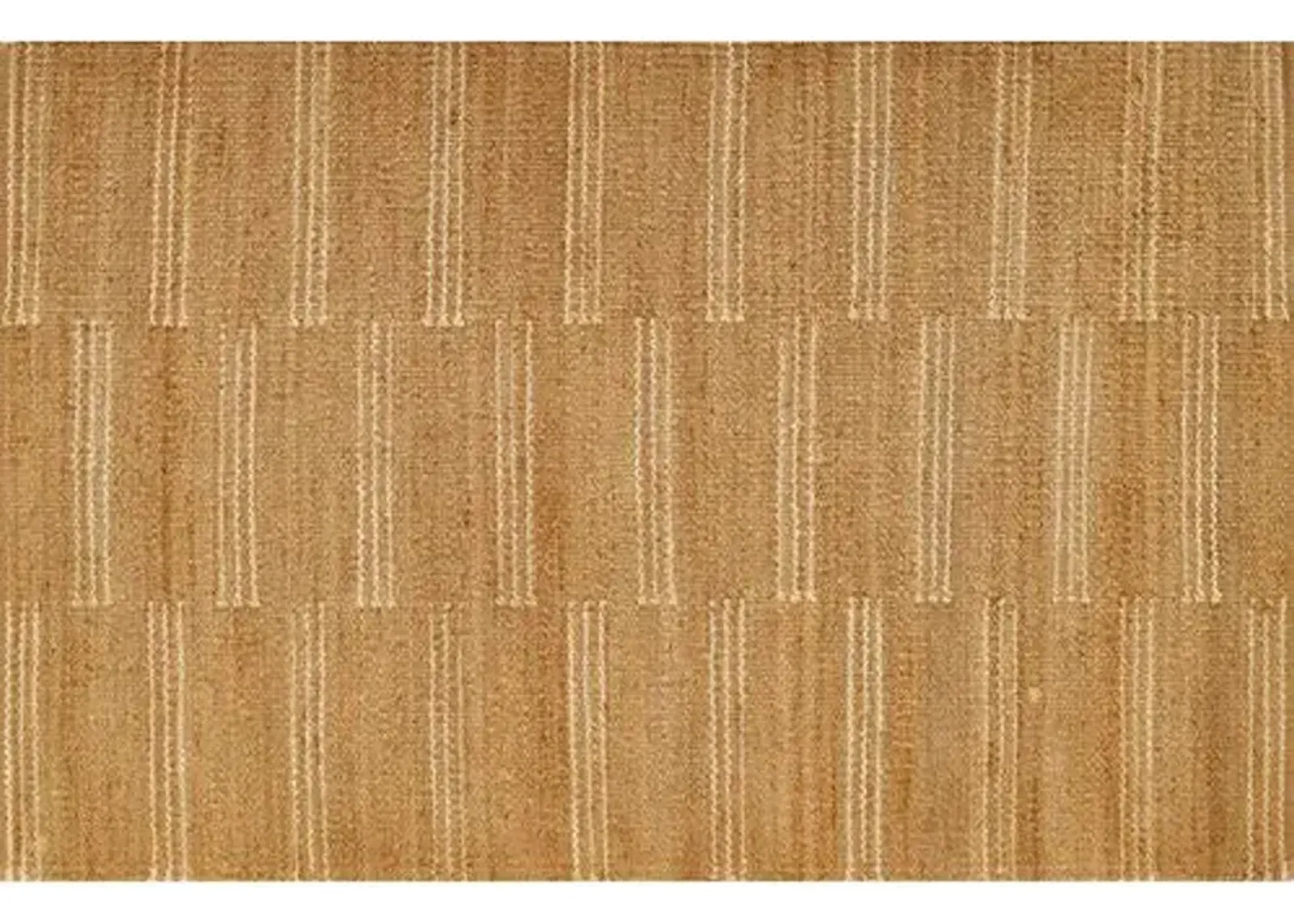 Crescent Broken Stripe Rug - Beige - Erin Gates - Beige