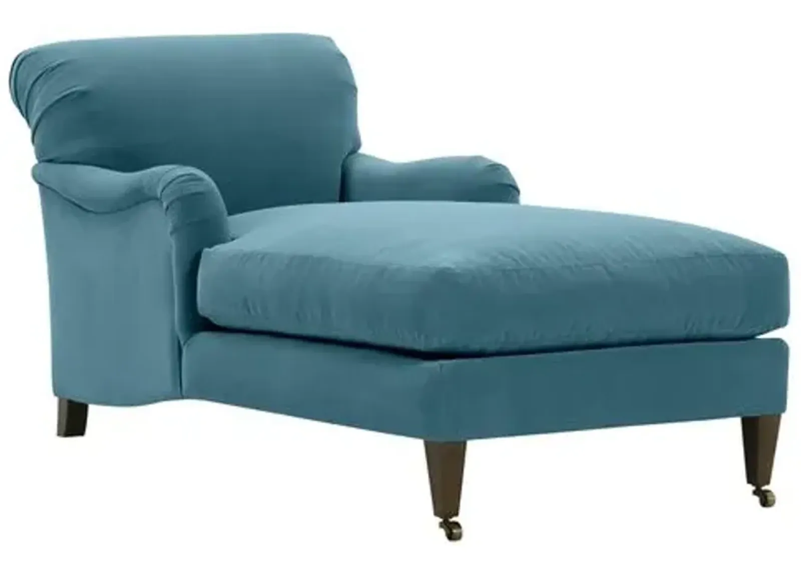 Hayes Chaise - Handcrafted - Blue - Comfortable, Sturdy, Stylish