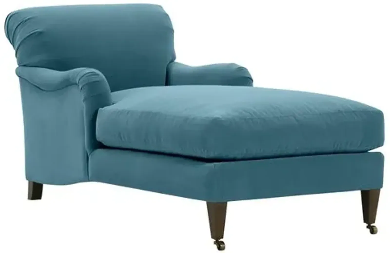 Hayes Chaise - Handcrafted - Blue - Comfortable, Sturdy, Stylish