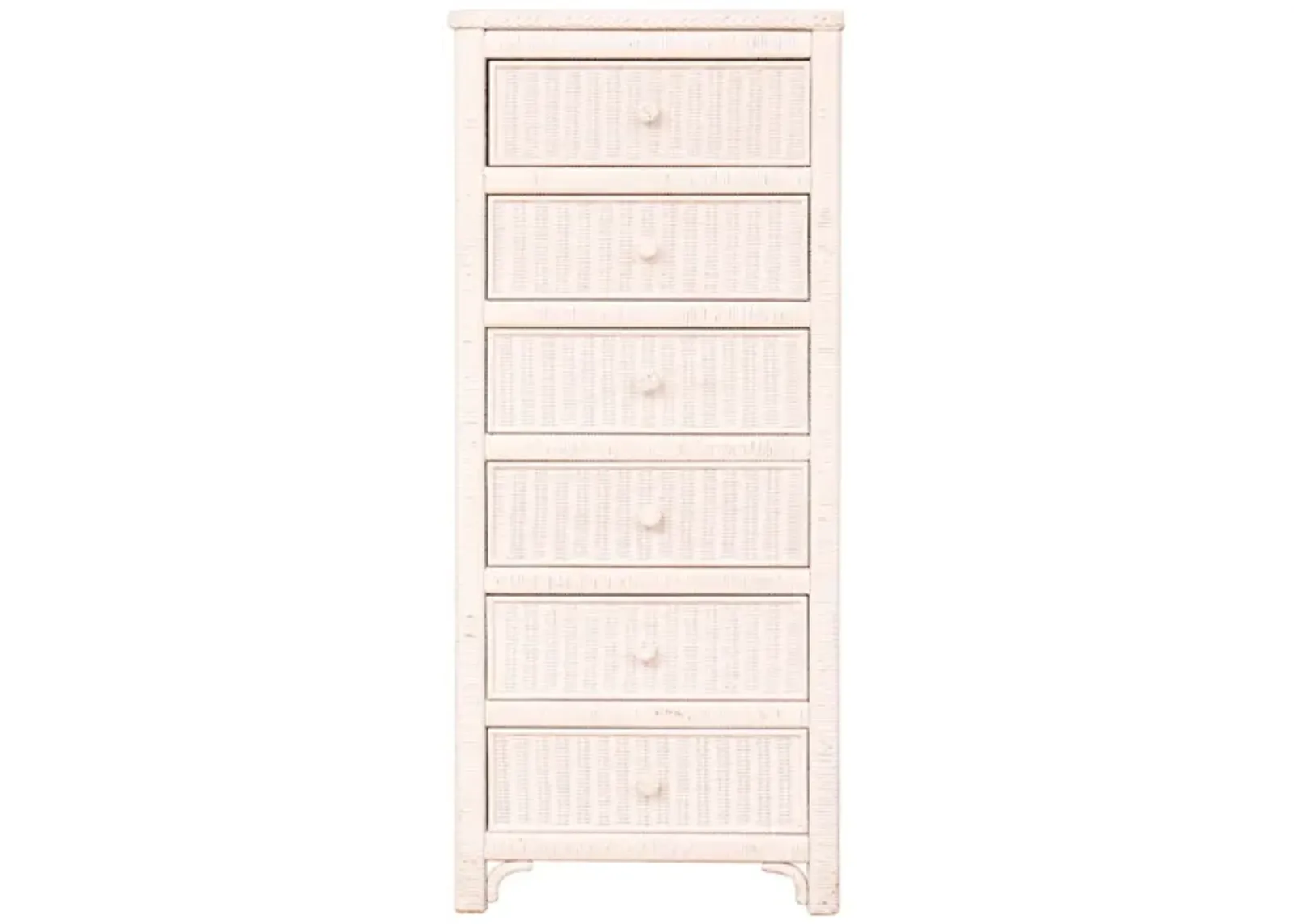 Henry Link Wicker Chest of Drawers - Interesting Things - White