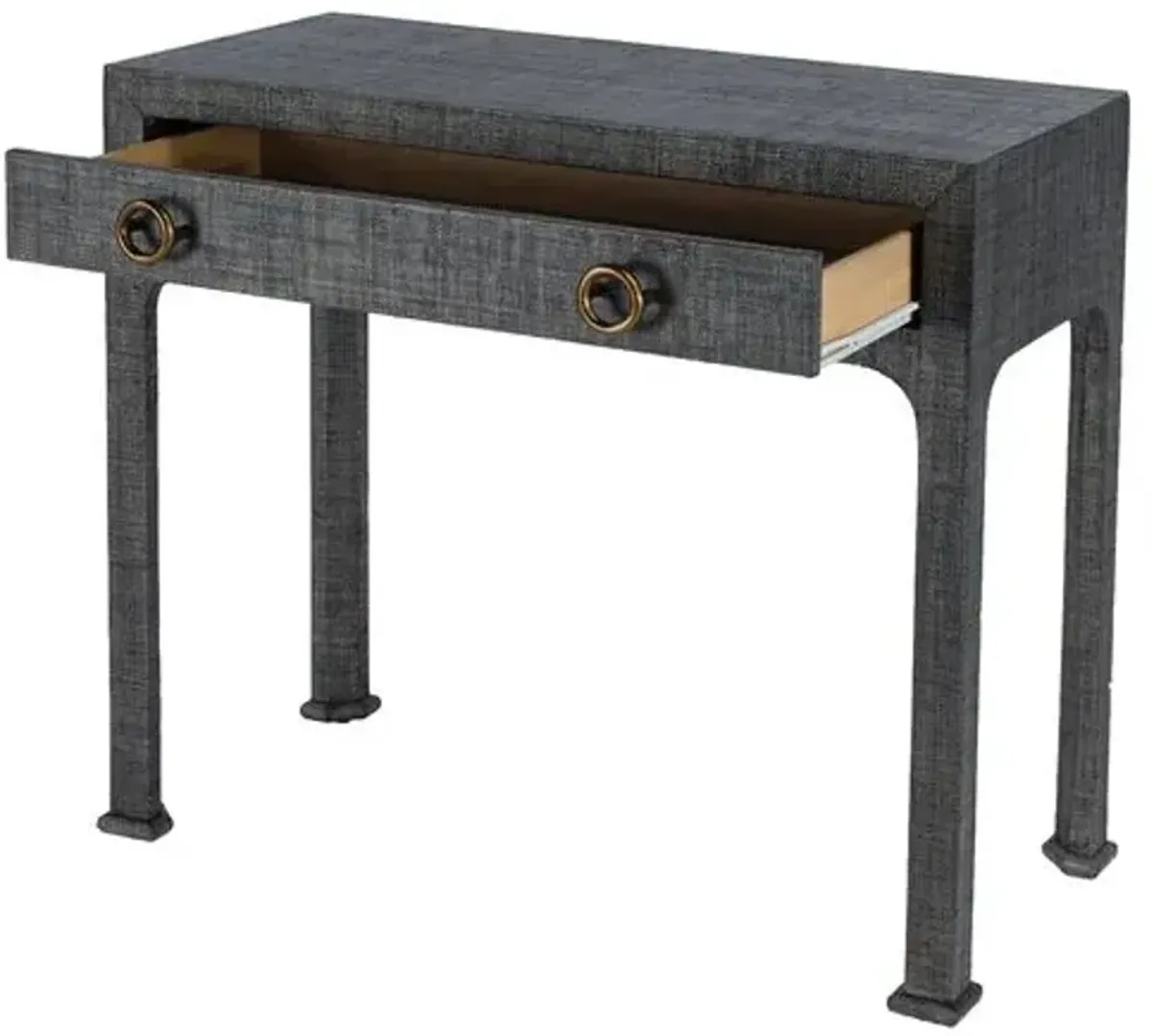 Kos Raffia Console - Gray