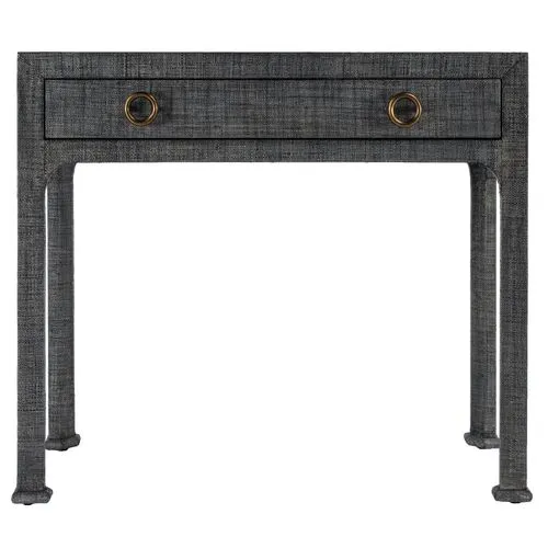 Kos Raffia Console - Gray